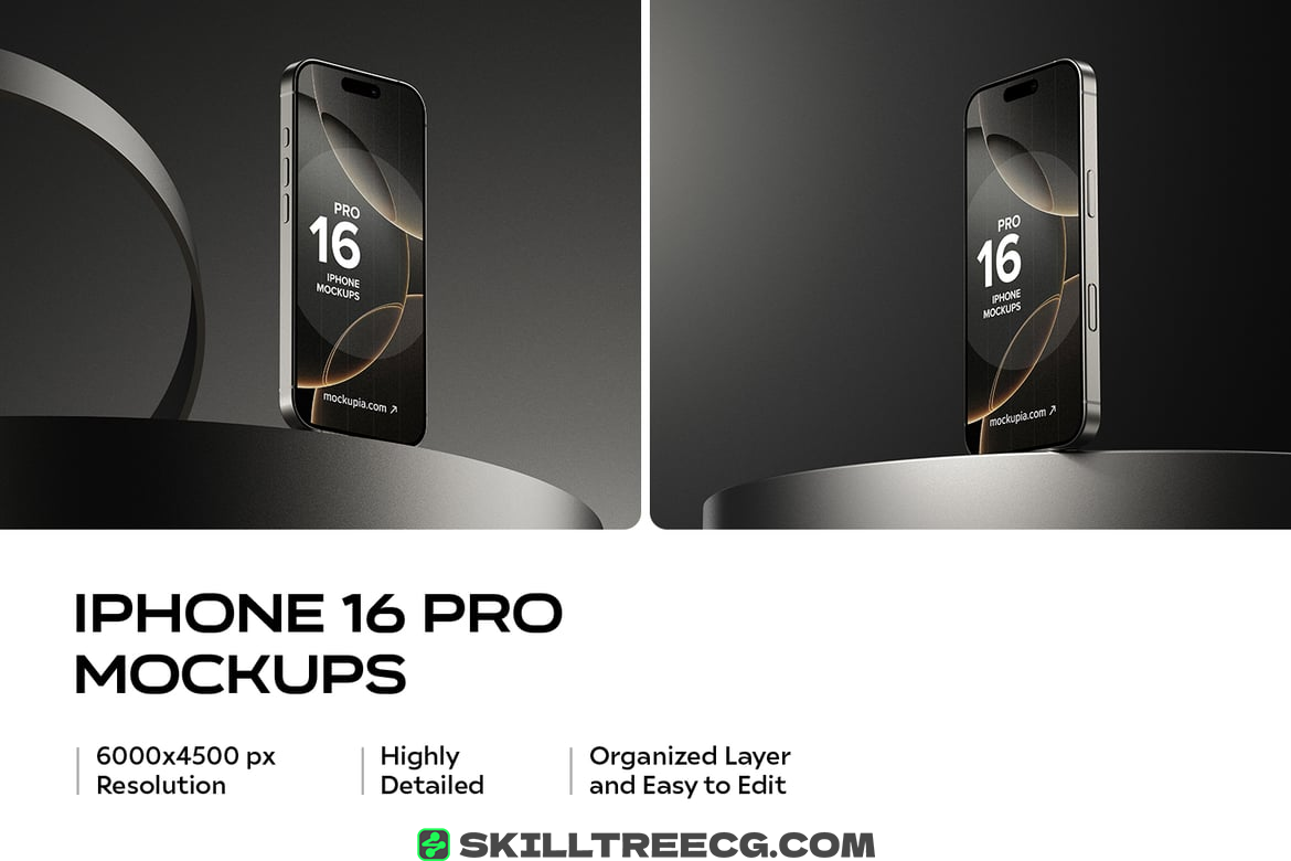 iPhone 16 Pro Mockup（692875）-技能树
